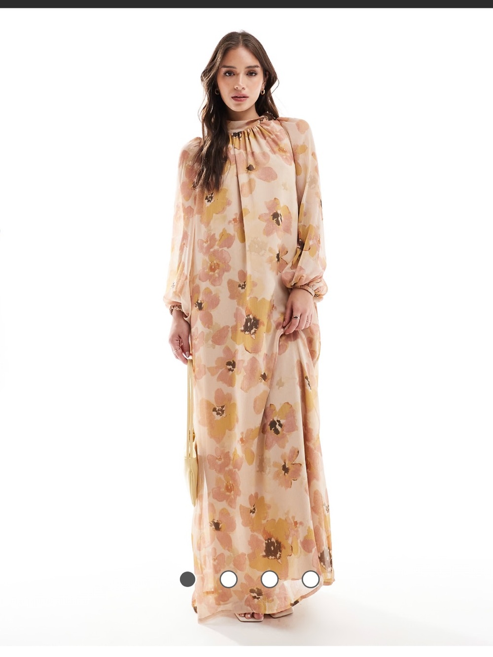 NWOT Asos floral maxi dress